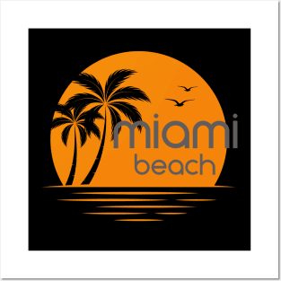 Miami Beach Posters and Art